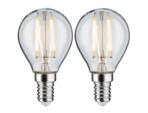 LED Fil 2szt kropla 250lm E14 2700K Prze 2W 230V