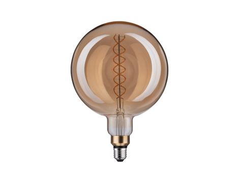 Źródło światła LED BigGlob 7W DIM E27 400lm 1800K podwójna spirala 230V złoty / szkło - 2