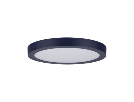 Plafoniera ABIA LED 22W 2200lm okragła 300mm 2700K IP20 230V niebieska północ / tworzywo sztuczne