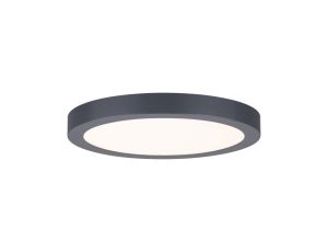 Plafoniera ABIA LED 22W 2200lm okragła 300mm 2700K IP20 230V ciemnoszary / tworzywo sztuczne