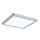 Plafoniera ATRIA SHINE LED Backlight 11.2W 900lm 190x190mm 4000K 230V chrom matowy / tworzywo sztuczne