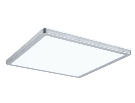 Plafoniera ATRIA SHINE LED Backlight 16W 1600lm 293x293mm 4000K 230V chrom matowy / tworzywo sztuczne