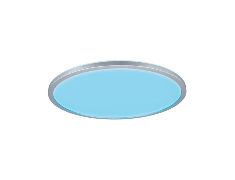 Plafoniera ATRIA SHINE LED Backlight DIM RGBW 20W 2200lm okrągła 420mm 230V chrom matowy / tworzywo sztuczne