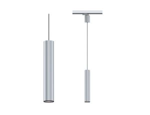 Lampa wisząca na szynoprzewód ProRail3 ARTEMONS GU10 max. 10W 230V srebrny / metal / tworzywo sztuczne
