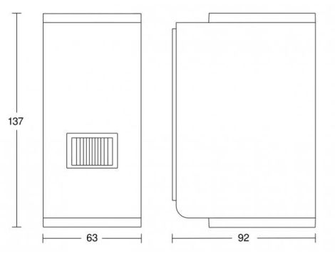 Oprawa elewacyjna z czujnikiem ruchu i zmierzchu Steinel L 930 S LED iHF 9,1W 3000K 457lm IP44 IK03 230V antracyt / aluminium - 3