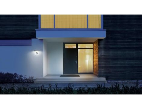 Oprawa numeryczna solarna z czujnikiem zmierzchu STEINEL Xsolar SOL-O HN 0,07,W 3000K IP44 IK03 antracyt / aluminium - 3