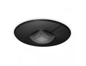 Czujnik obecności i zmierzchu Steinel IR Quattro MICRO 6m COM1 podtynkowy IP65 okrągły czarny