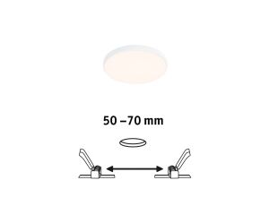 Panel podtynkowy Veluna VariFit Edge 90mm 3000K 6W biały 230V
