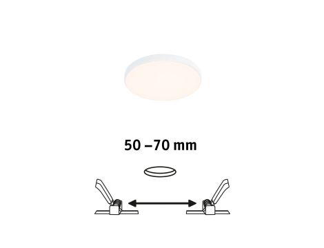 Panel podtynkowy Veluna VariFit Edge 90mm 3000K 6W biały 230V