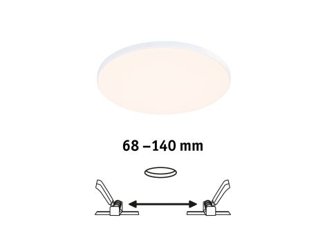 Panel podtynkowy Veluna VariFit Edge 160mm 3000K ściemnialny 12W biały 230V