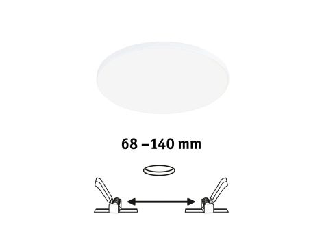Panel podtynkowy Veluna VariFit Edge 160mm 4000K ściemnialny 12W biały 230V