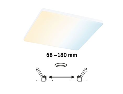 Panel podtynkowy Veluna VariFit Moon200x200mmTune 18W biały 230V