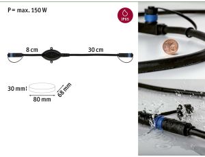 Czujnik zmierzchowy do systemu Plug & Shine IP67 24V max 150W czarny / tworzywo sztuczne / stal - image 2