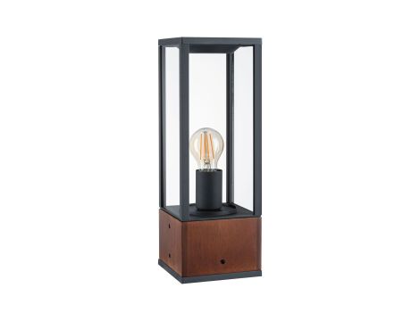 Oprawa ogrodowa TIMBA 40cm 230V IP44 E27 drewno/