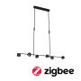 Lampa wisząca PURIC PANE LED SH Zigbee 6x6W+1x3W 600/300lm 2700K DIM IP20 230V czarny / metal / tworzywo sztuczne - 2