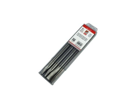 Zestaw 4 dłut SDS-Plus,2 płaskie 250x20 mm,  2 szpic 250 ABRABORO