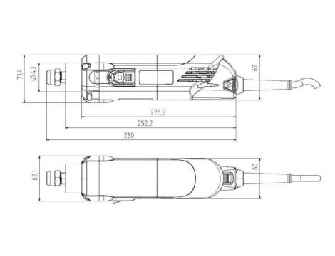 Silnik frezarski AMB 1400 FME-P ( tulejki ER20) - 3