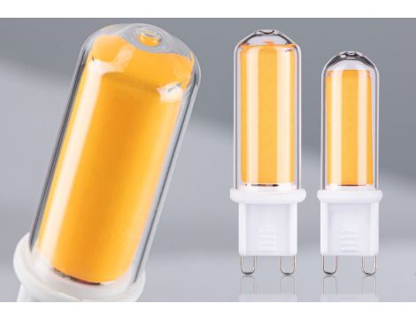 Źródło światła LED G9 3x470lm 4,6W 2700K 230V przezroczysty / szkło - 2