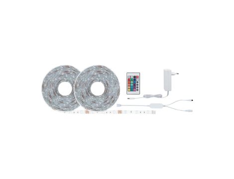 Taśma Led SimpLED RGB SH Zigbee zestaw kompletny 10m 26W 900lm 36VA 230/24V DC transparentny