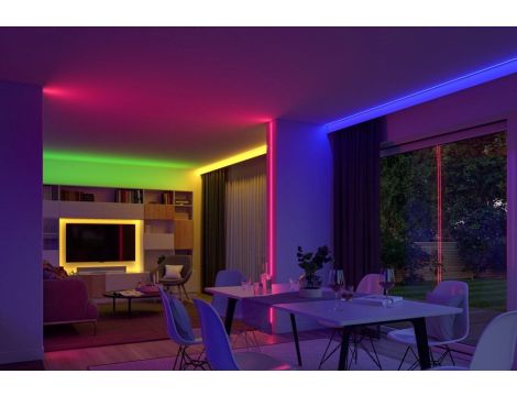 Taśma Led SimpLED RGB SH Zigbee zestaw kompletny 10m 26W 900lm 36VA 230/24V DC transparentny - 2