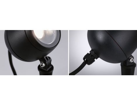 Reflektor ogrodowy Plug & Shine KIKOLO LED 7.2W 60st. 460lm 3000K IP65 24V antracyt - 2