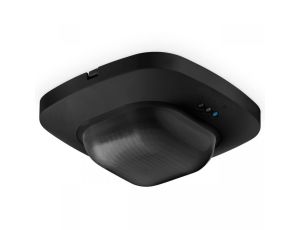 Czujnik obecności i zmierzchu Steinel IR Quattro HD 24m COM1 podtynkowy IP20 kwadrat czarny