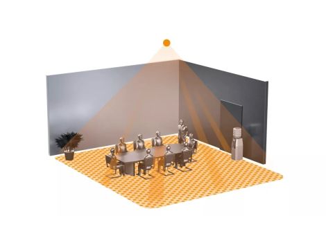 Czujnik obecności i zmierzchu Steinel IR Quattro HD 24m COM1 natynkowy IP20 kwadrat czarny - 2