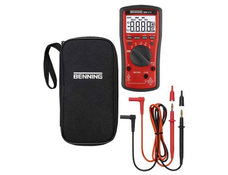 Miernik uniwersalny BENNING MM 2-1, cyfrowy z akcesoriami - 2
