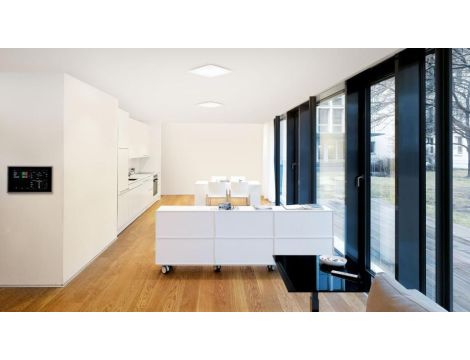 Oprawa z czujnikem ruchu i zmierzchu RS PRO R30 Q SC HF Bluetooth Mesh 26W soft start LED 2987lm 4000K światło bazowe IP20 IK03 230V biała/ tworzywo sztuczne / kwadrat - 2