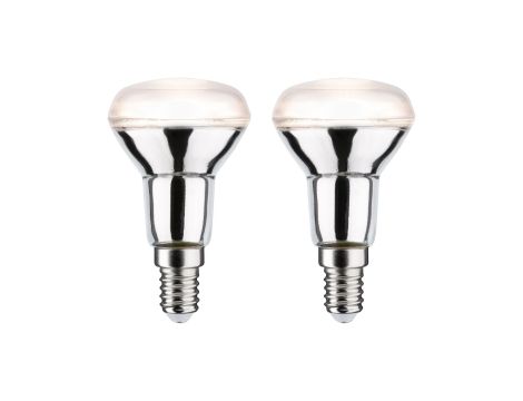 Źródło światła LED 2x R50 E14 5W 450lm 36st. 2700K 230V szkło / srebrny - 2