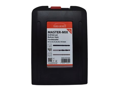 Zestaw wierteł mieszanych MIX ABRABORO (metal, drewno, cegła) - 2