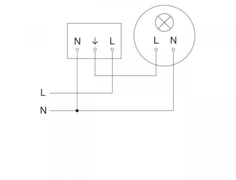 Czujnik ruchu i zmierzchu IS 345 COM1 podtynkowy IP20 kwadrat biały - 2