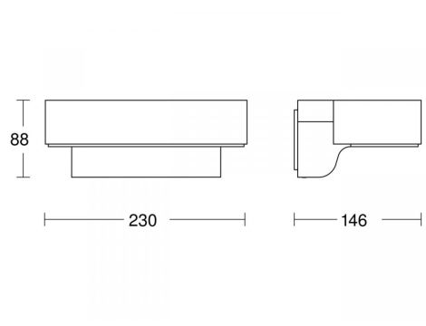 Lampa elewacyjna z czujnikiem ruchu i zmierzchu  Steinel L 800 SC LED  iHF Bluetooth Mesh Connect 7,5W 3000K 466lm IP44 IK03 230V srebrna / aluminium - 3