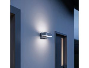 Lampa elewacyjna z czujnikiem ruchu i zmierzchu Steinel L 810 SC LED iHF Bluetooth Mesh Connect 9,8W 3000K 679lm IP44 IK03 230V srebrna / aluminium - image 2
