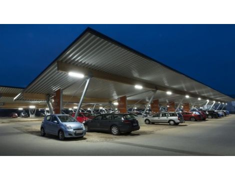 Oprawa liniowa z modułem awaryjnym (BEZ CNBOP) i z czujnikiem ruchu STEINEL RS PRO 5100 SC EM LED HF DIM Bluetooth Mesh 31W 4000K 4250lm LED IP65 IK07 230V szary / tworzywo sztuczne - 2