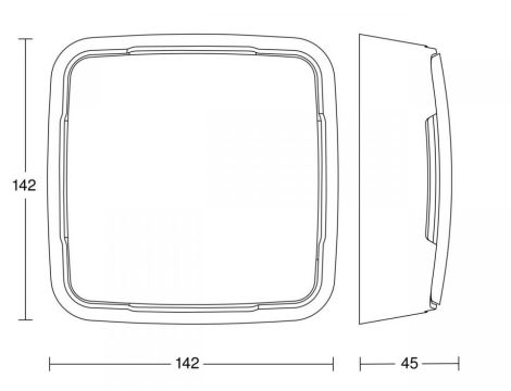 Czujnik prawdziwej obecności Multisensor TruePresence  SMOKE V2  Bluetooth Mesh DALI2-IPD natynkowy kwadrat IP20 biały - 3