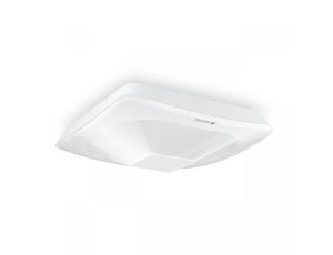 Czujnik obecności i zmierzchu HF 360-2 COM2 + HVAC podtynkowy IP20 kwadrat biały