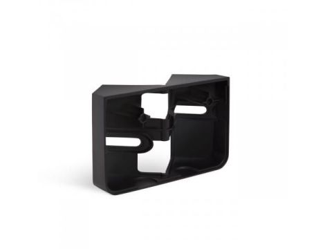 Uchwyt ścienny narożny pasuje do naświetlacza Led Homer 2 / Led PRO 240 czarny