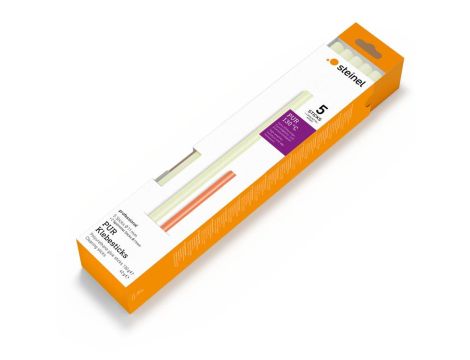 Klej termotopliwy Steinel PUR 5 szt 130 g + 2 laski czyszczące