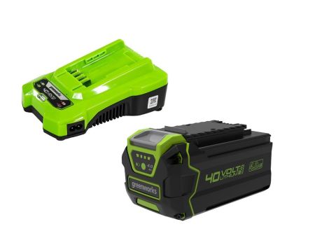 40V Zestaw startowy ładowarka + aku 4 Ah (GSK40B4)