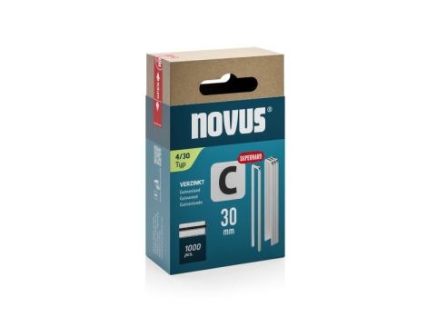 Zszywki typ C 4/30 NOVUS [1000 szt.]