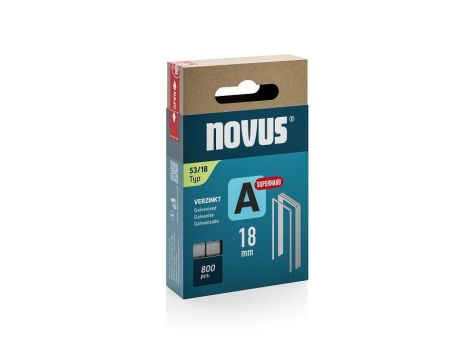 Zszywki typ A 53/18 NOVUS super twarde [800 szt.]