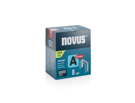 Zszywki typ A 53/8 NOVUS super twarde [5000 szt.]