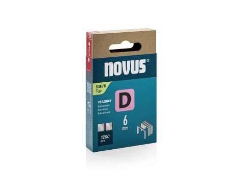 Zszywki typ D 53 F/6 NOVUS [1200 szt.]