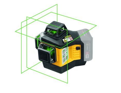 Laser wieloliniowy LAX 600G, system 12 V, zestaw 7-częściowy, z akumulatorem i ładowarką - 4