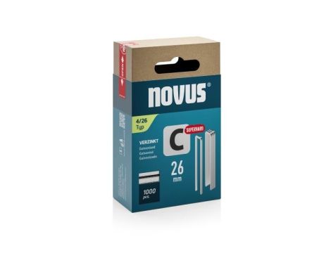 Zszywki typ C  4/26 NOVUS [1000 szt.]