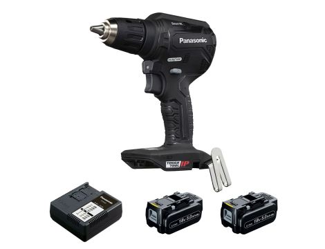 Kompaktowa i lekka wiertarko-wkrętarka 18 V Panasonic EY1DD1J18D, w zestawie ładowarka + 2 x aku 18 V / 5,0 Ah