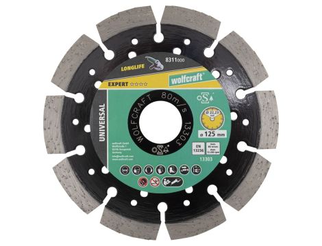Tarcza diamentowa 125 do cięcia PRO Laser Universal, wolfcraft