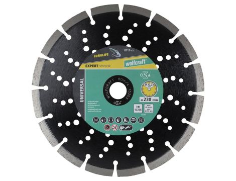 Tarcza diamentowa 230 do cięcia PRO Laser Universal, wolfcraft