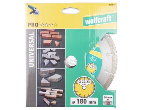 Tarcza diamentowa 180 do cięcia uniwersalna PRO, wolfcraft - 2